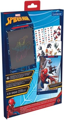 Lexibook Marvel Spider-Man Tegnebrett med Sjablongmaler