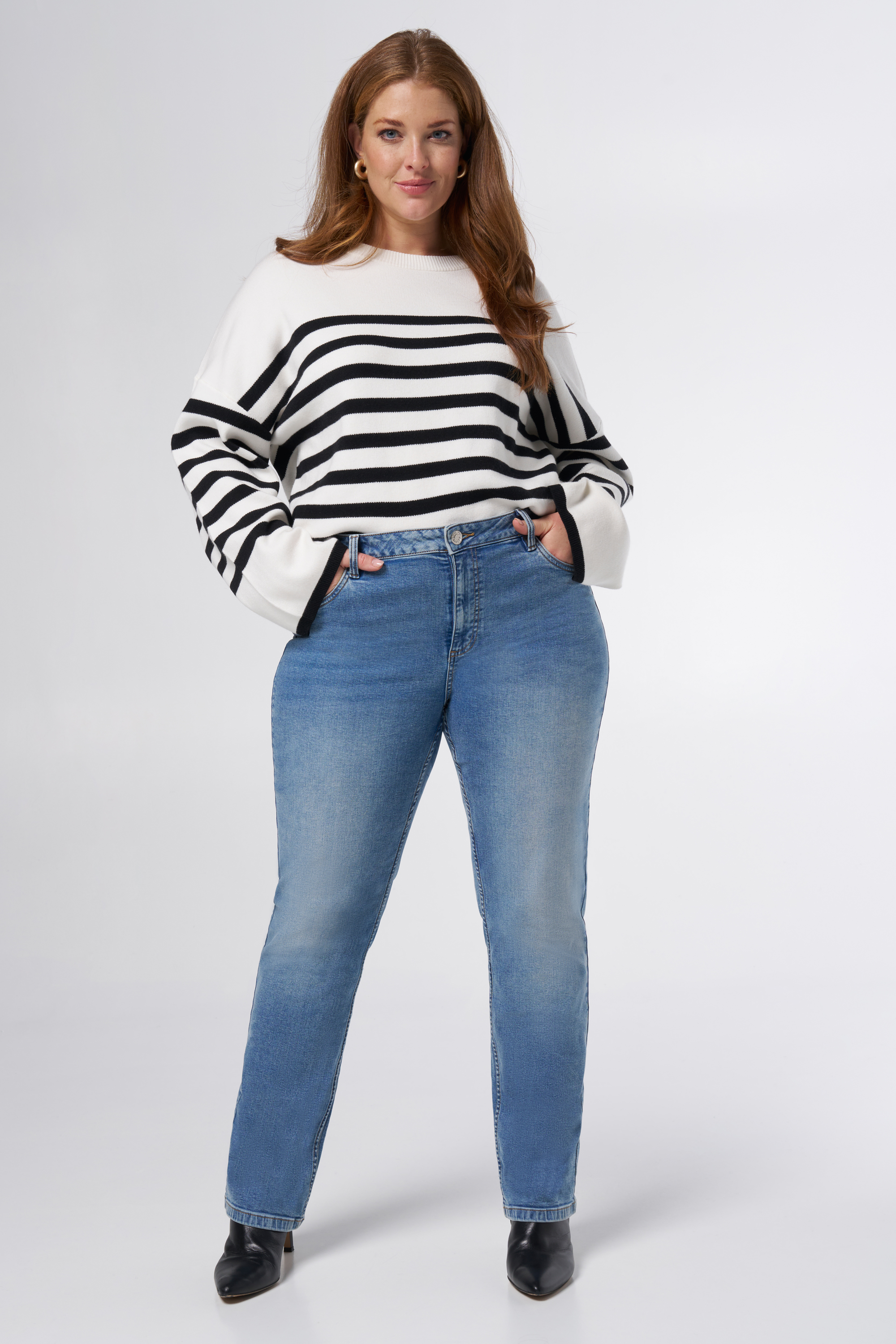 Straight leg jeans LILY Stonewash Denim