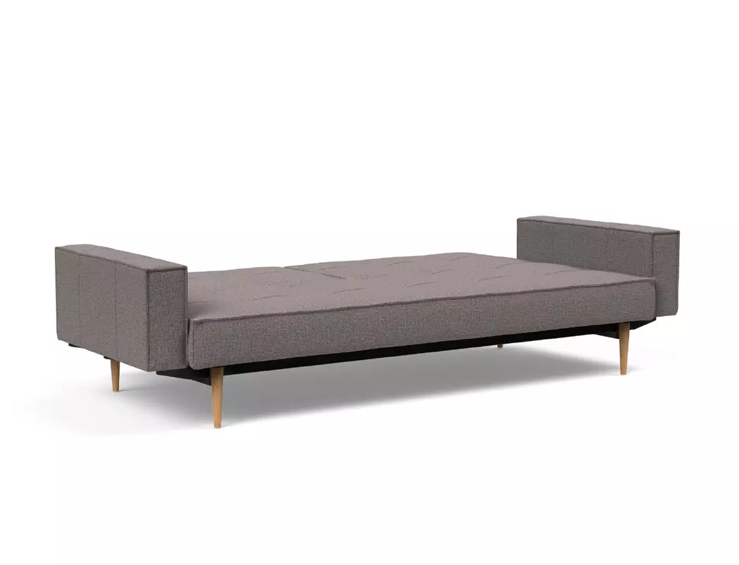 Schlafsofa mit Armlehnen Splitback Styletto hell