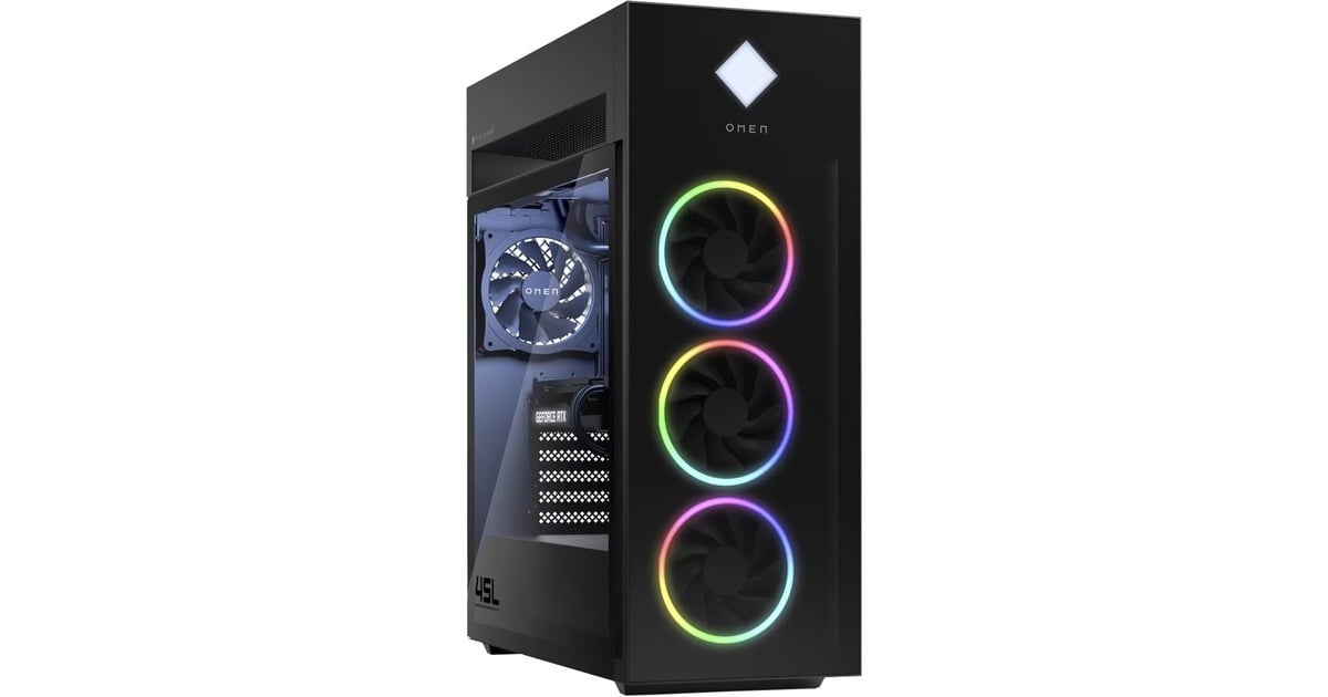 HPOMEN by HP 45L Gaming Desktop GT22-3220nd  (Zwart | Ultra 9 285K | RTX 5080 | 64 GB | 2 TB)