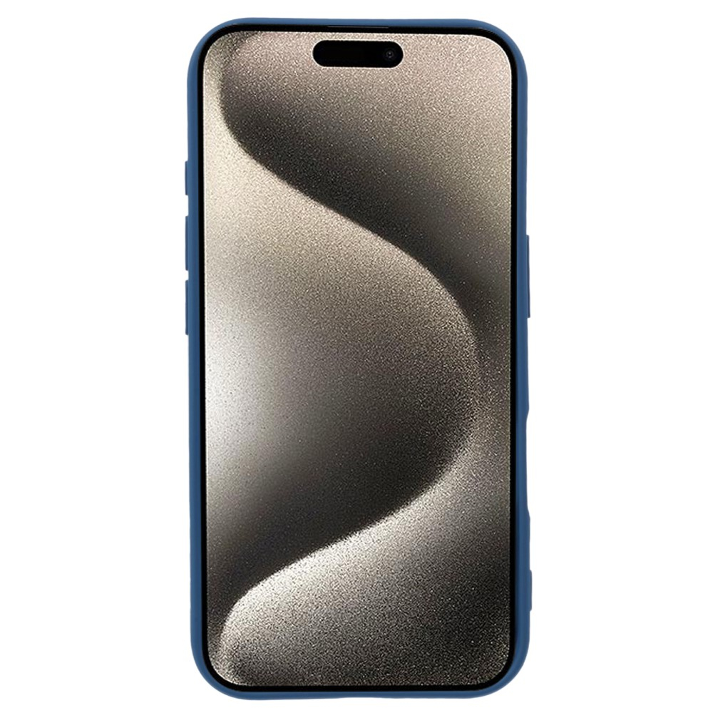iPhone 16 Gummi Case Schutzhülle - Dunkelblau (Matt)