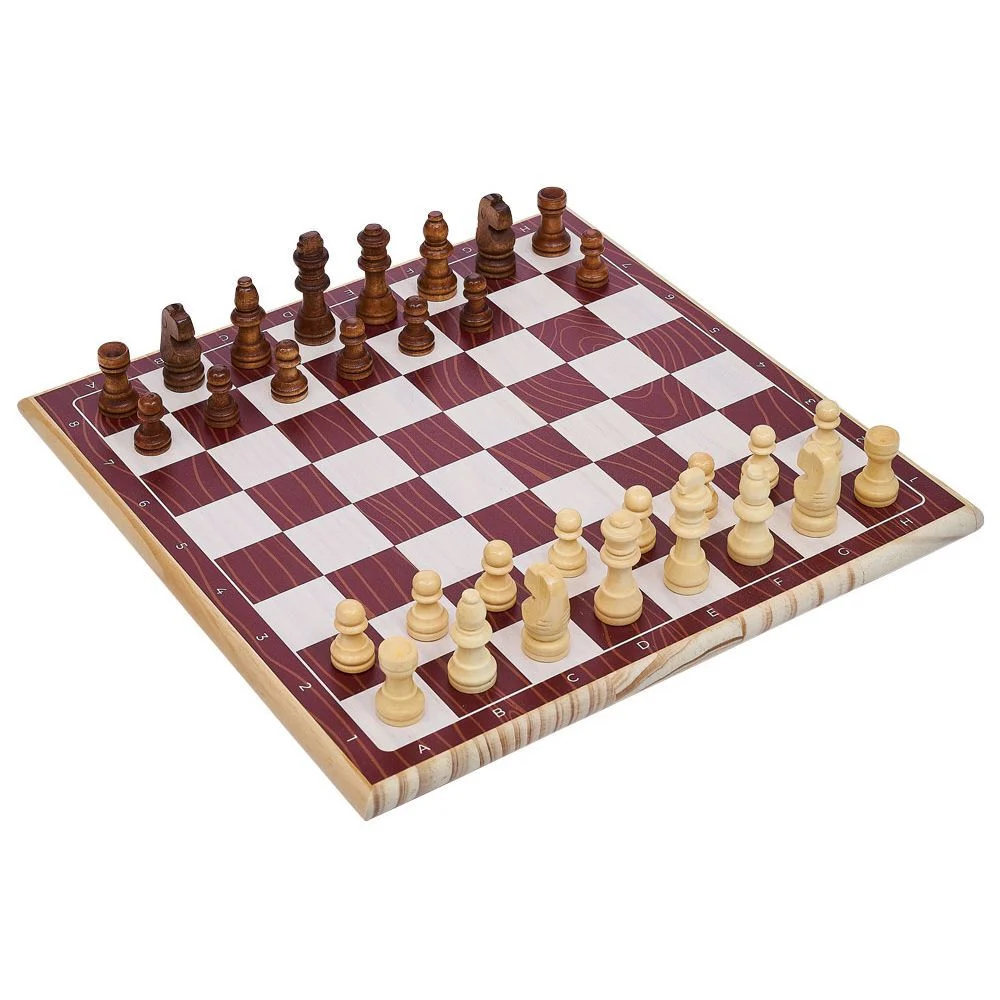 Jeu d'échecs en bois