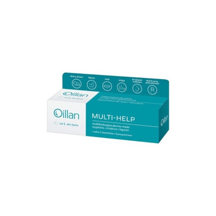 Oillan Multi-Help multifunctionele Dermo - zalf vanaf de eerste levensdag 12 g
