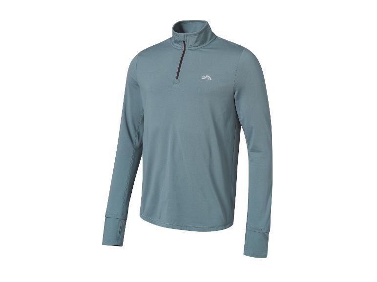 Heren sportshirt met smartwatch opening