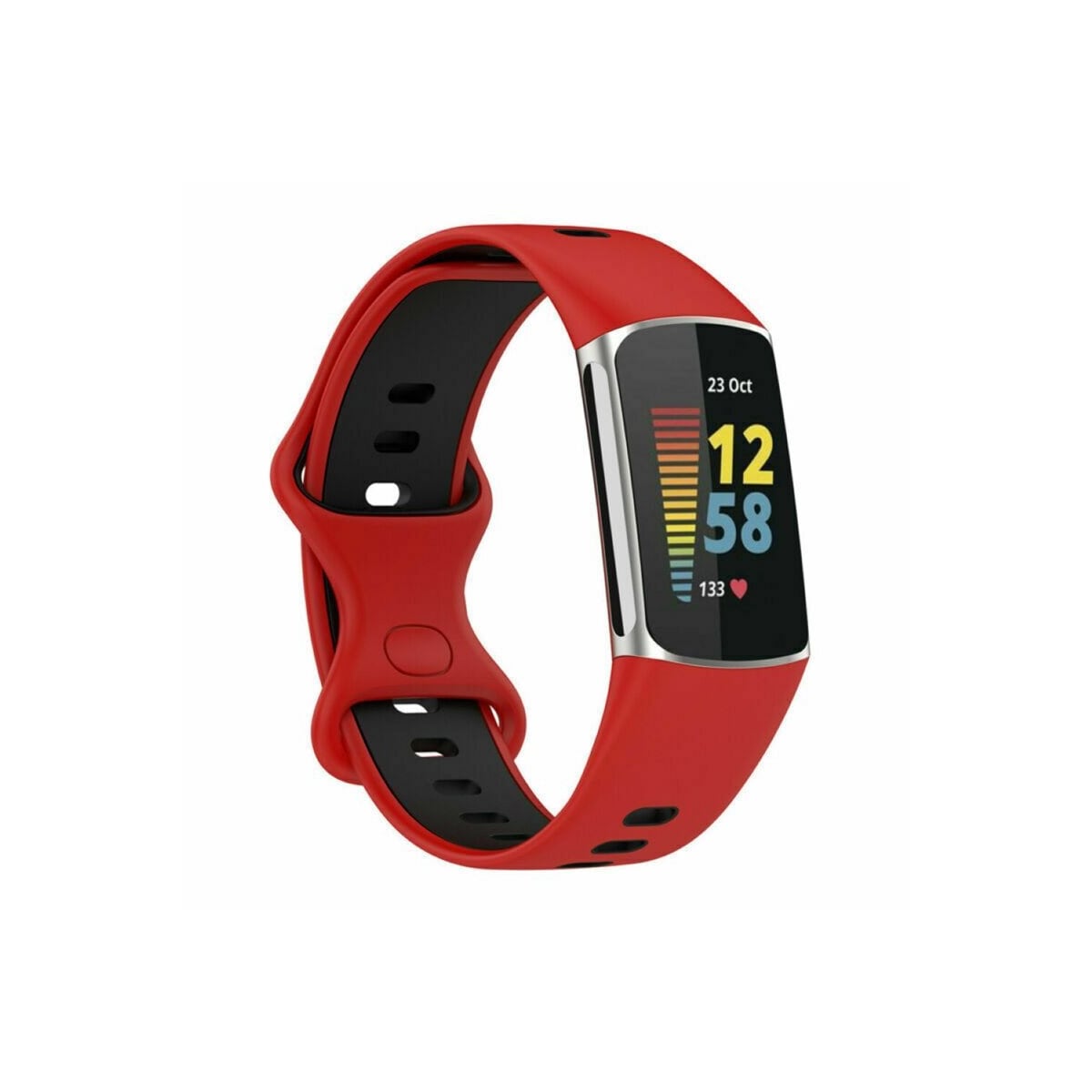 Twin Sport Armband Fitbit Charge 5 - Rød/svart