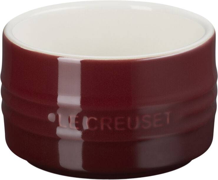 Le Creuset Ramekin m/lige sider 0,2L Garnet Garnet