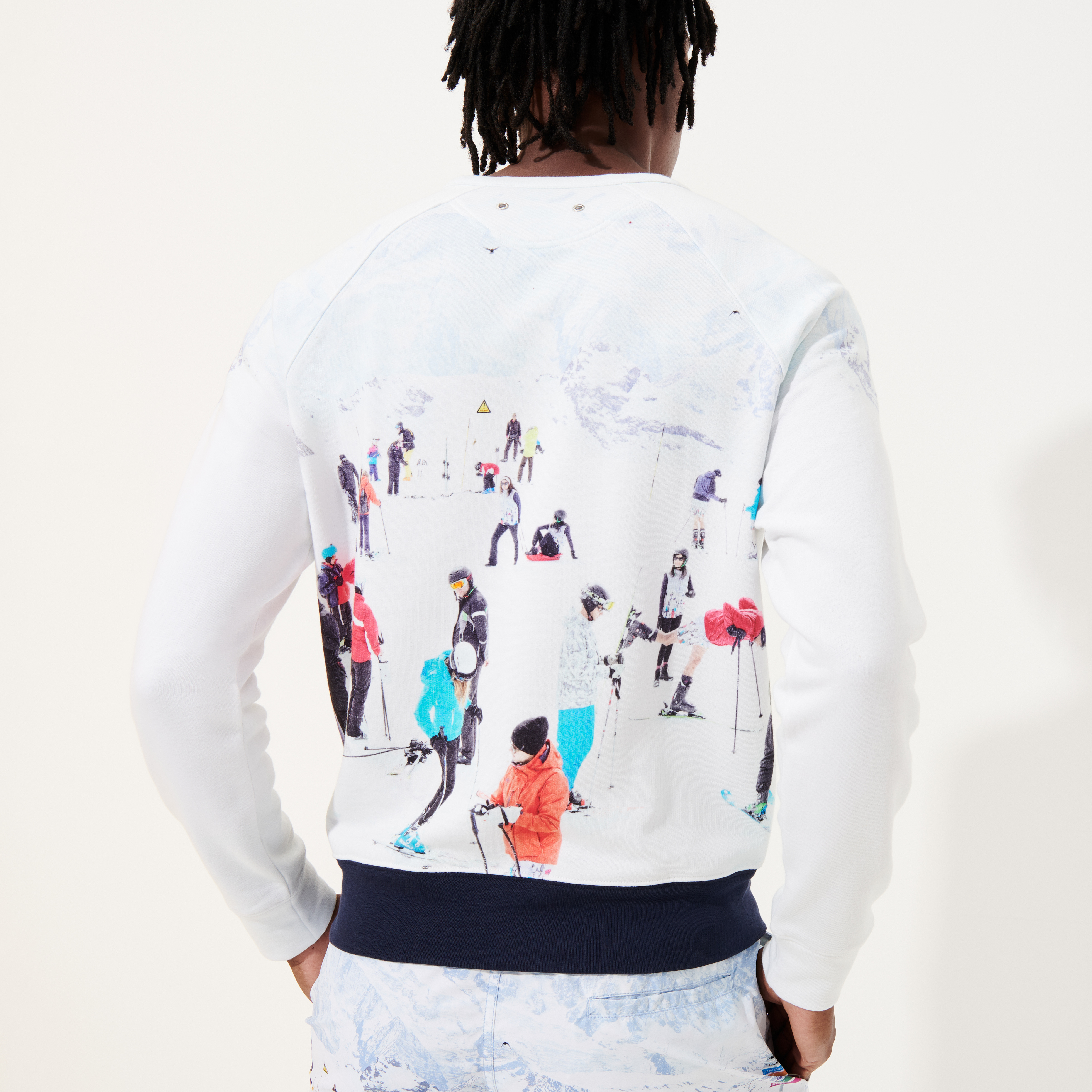Sweatshirt en coton homme Ski - Vilebrequin x Massimo Vitali
