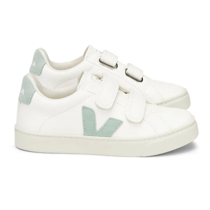 Veja Baskets Scratchs Esplar Cuir | Vert d'eau