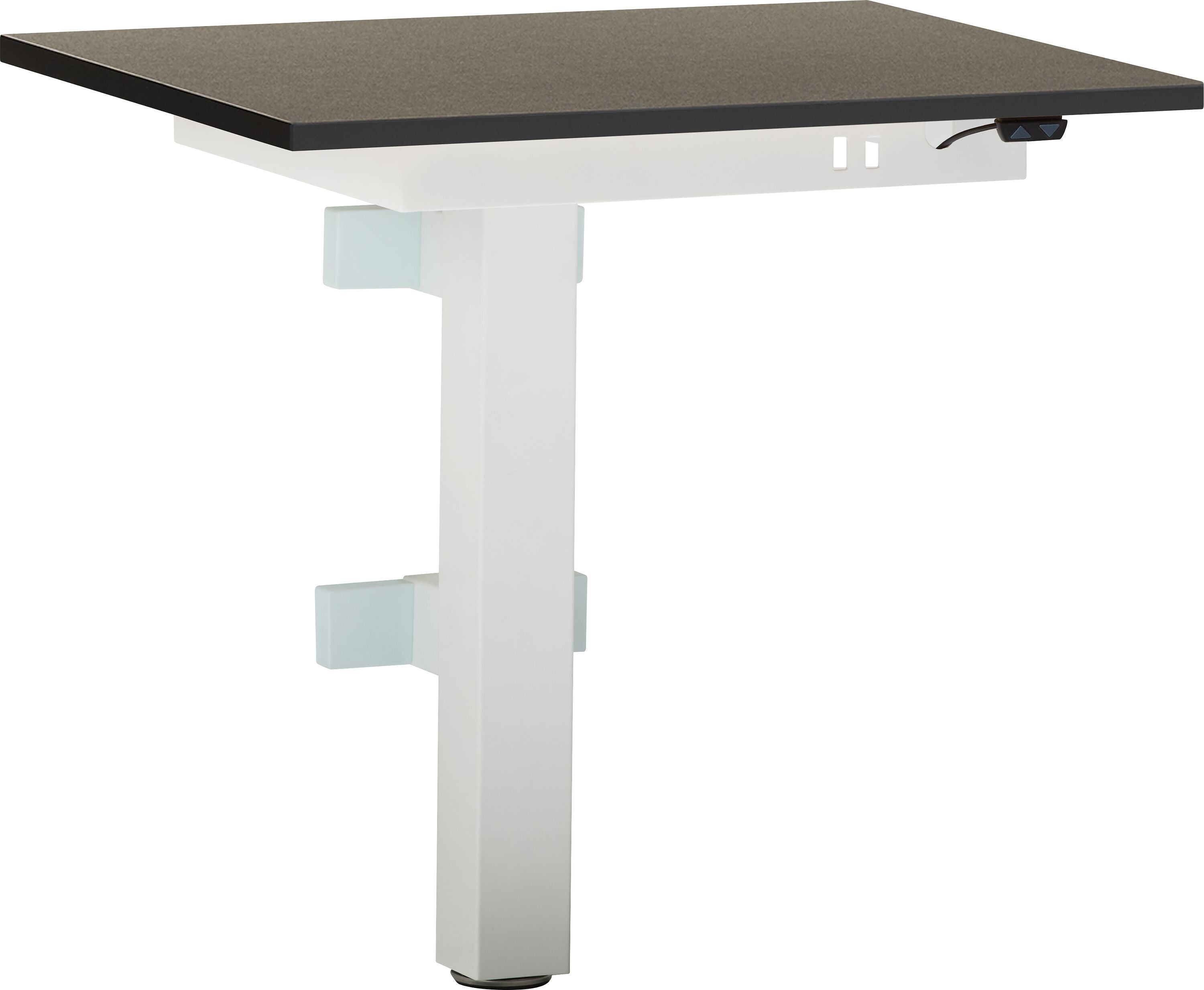 FLEXCUBE Wandtisch höhenverstellbar - Schwarz / B: 65.0 cm x T: 50.0 cm x H: 62.5 cm
