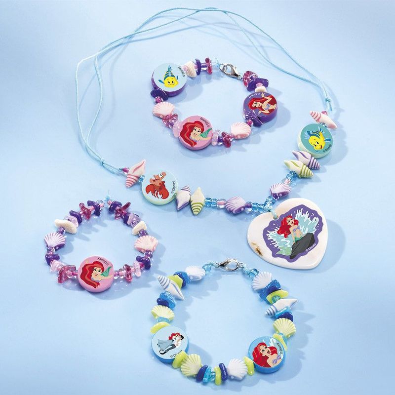 Totum - Ariel - Knutselset - Multicolor - Kunststof - 3 Armbandjes en Halsketting