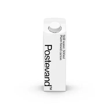 Drikkevand Postevand™ 0.5 ltr. i Papkarton med skruelåg - (24 stk. x 0,5 ltr.)