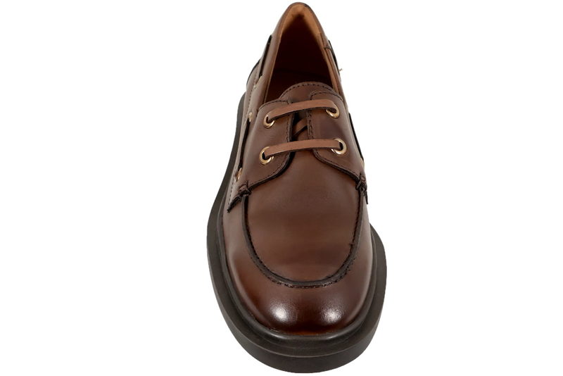 COPENHAGEN SHOES THE BIG WISH SEJLERSKO I BRUNT SKIND