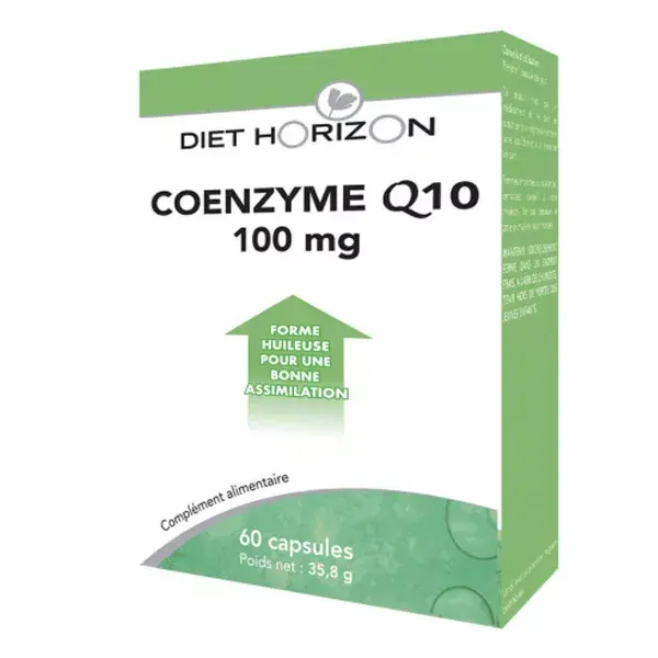 Diet Horizon Coenzima Q10 100mg 60 cápsulas
