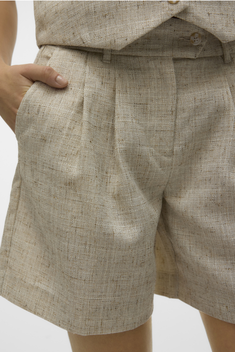 Vero Moda ecru dames korte broek