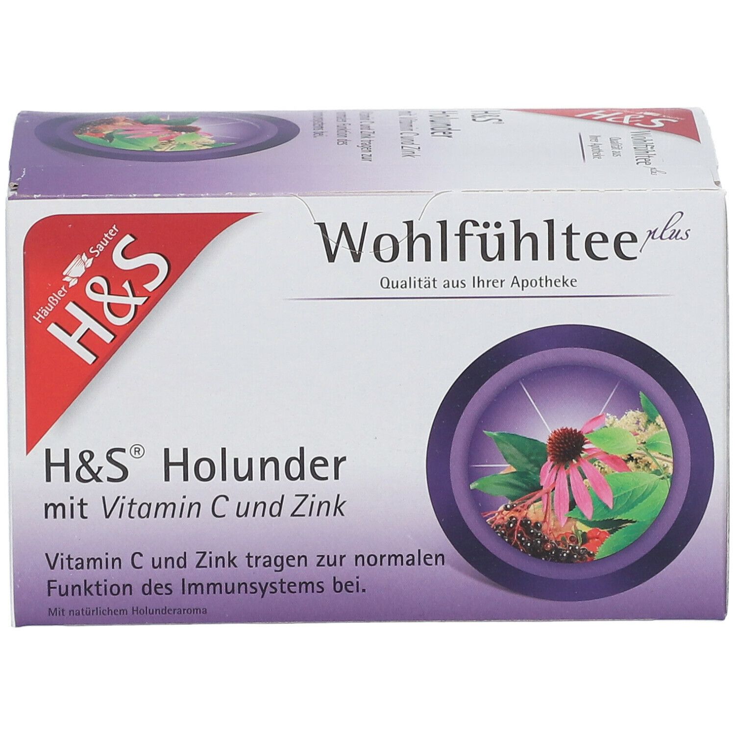 H&S Holunder mit Vitamin C und Zink Filterbeutel