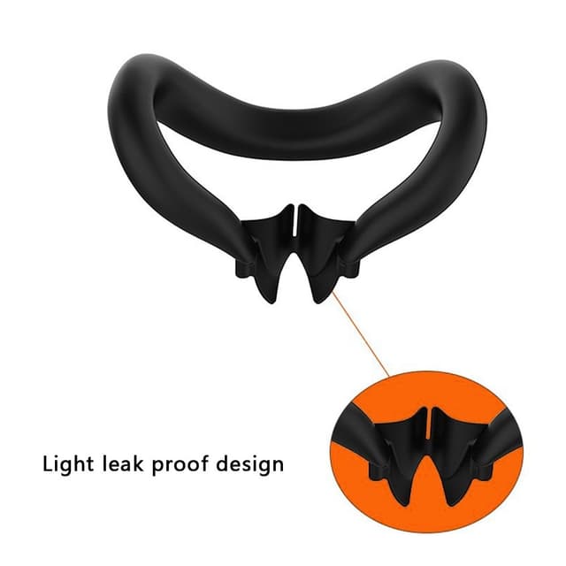 Meta Quest 3 Headset ansigtsmaske linsecover 2 rocker cap sort