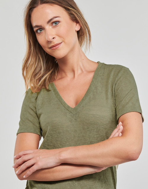 Only - ONLTANJA S/S SHINE TOP JRS - Beige
