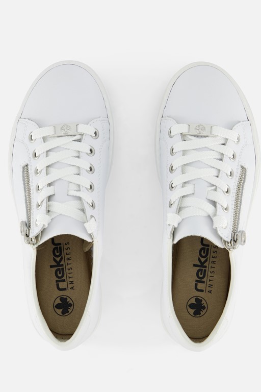 Rieker Sneakers wit Leer