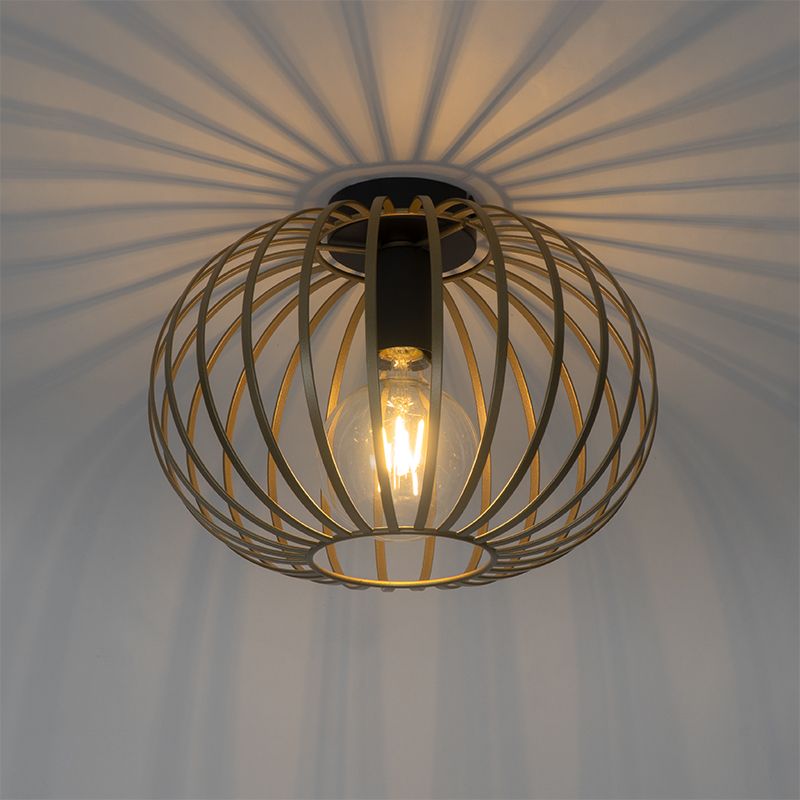 Design plafondlamp messing 30 cm - Johanna