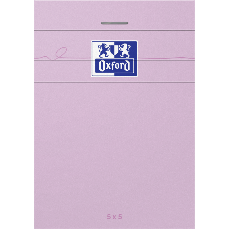 Bloc Oxford Smart Pastel Agrafe 74X105 160P Optik P. Q5/5