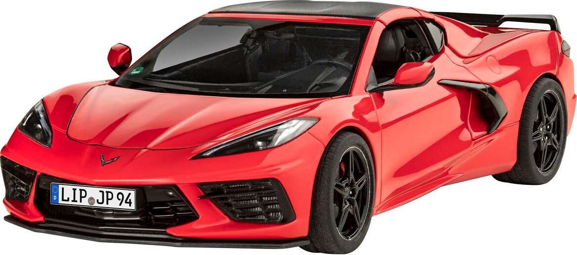 Revell - Corvette C8 Coupé Bil Byggesæt - 1:24 - Level 3 - 07714