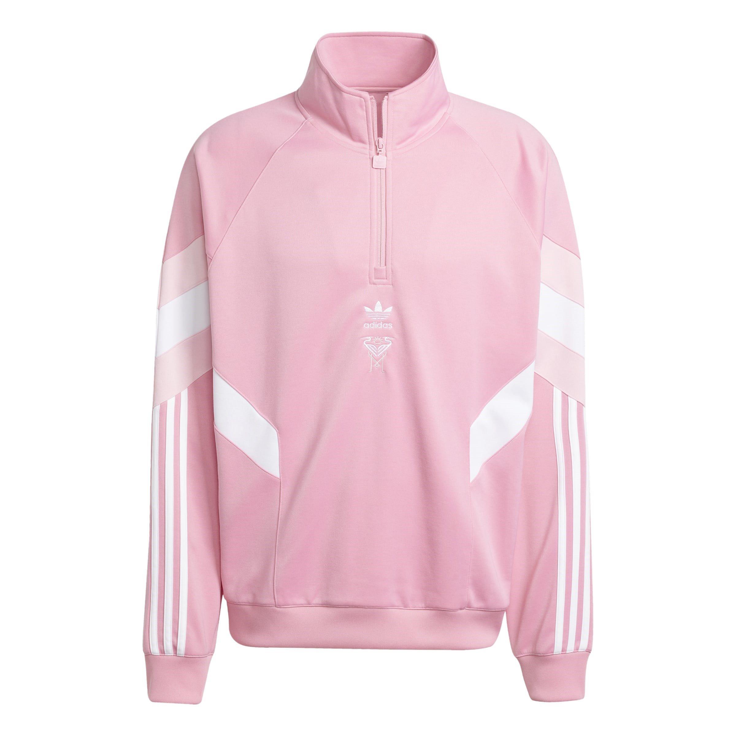 adidas Inter Miami CF Originals Half Zip Crew Sweatshirt Adults