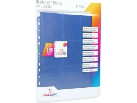 GameGenic Sideload 18-Pocket Pages Blue (10)
