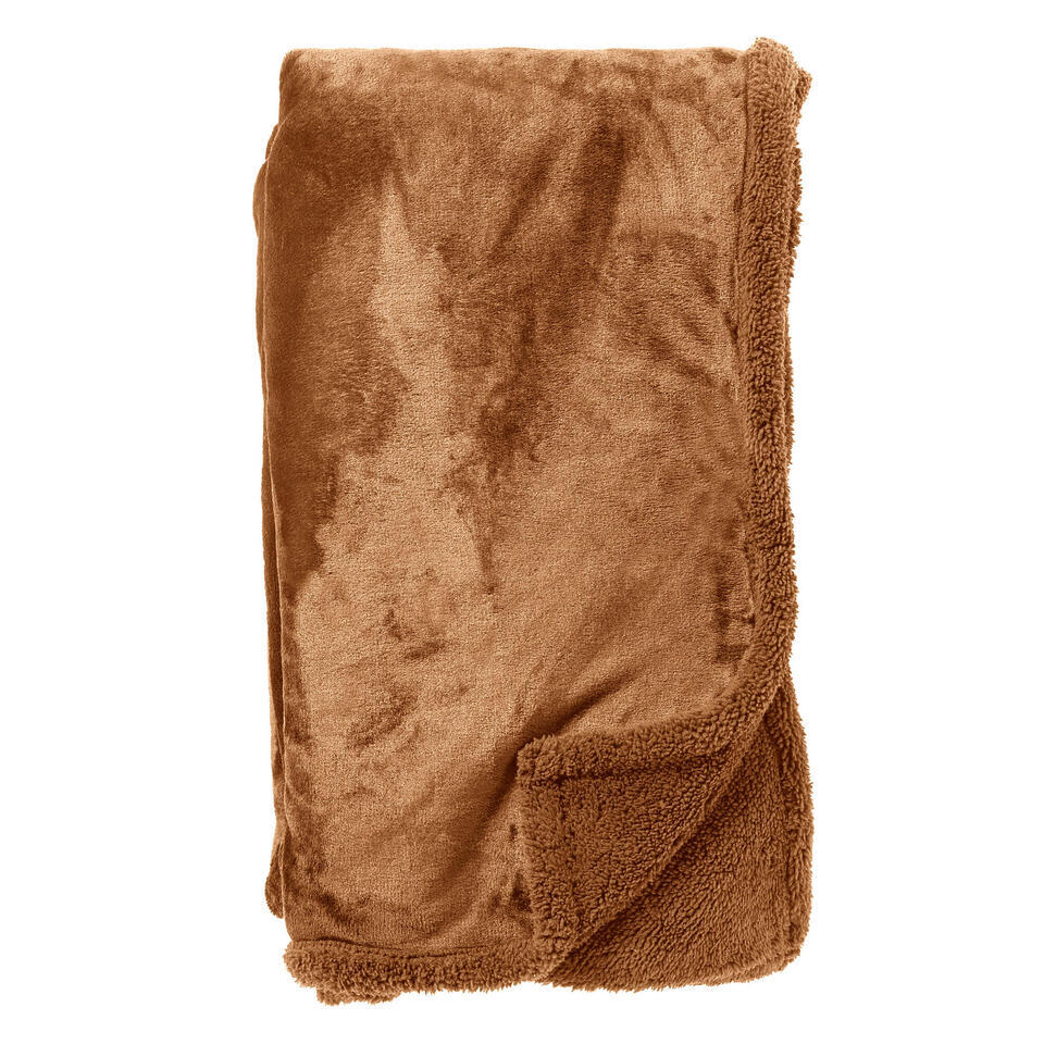 Plaid Stanley - Tobacco Brown - 150x200 cm