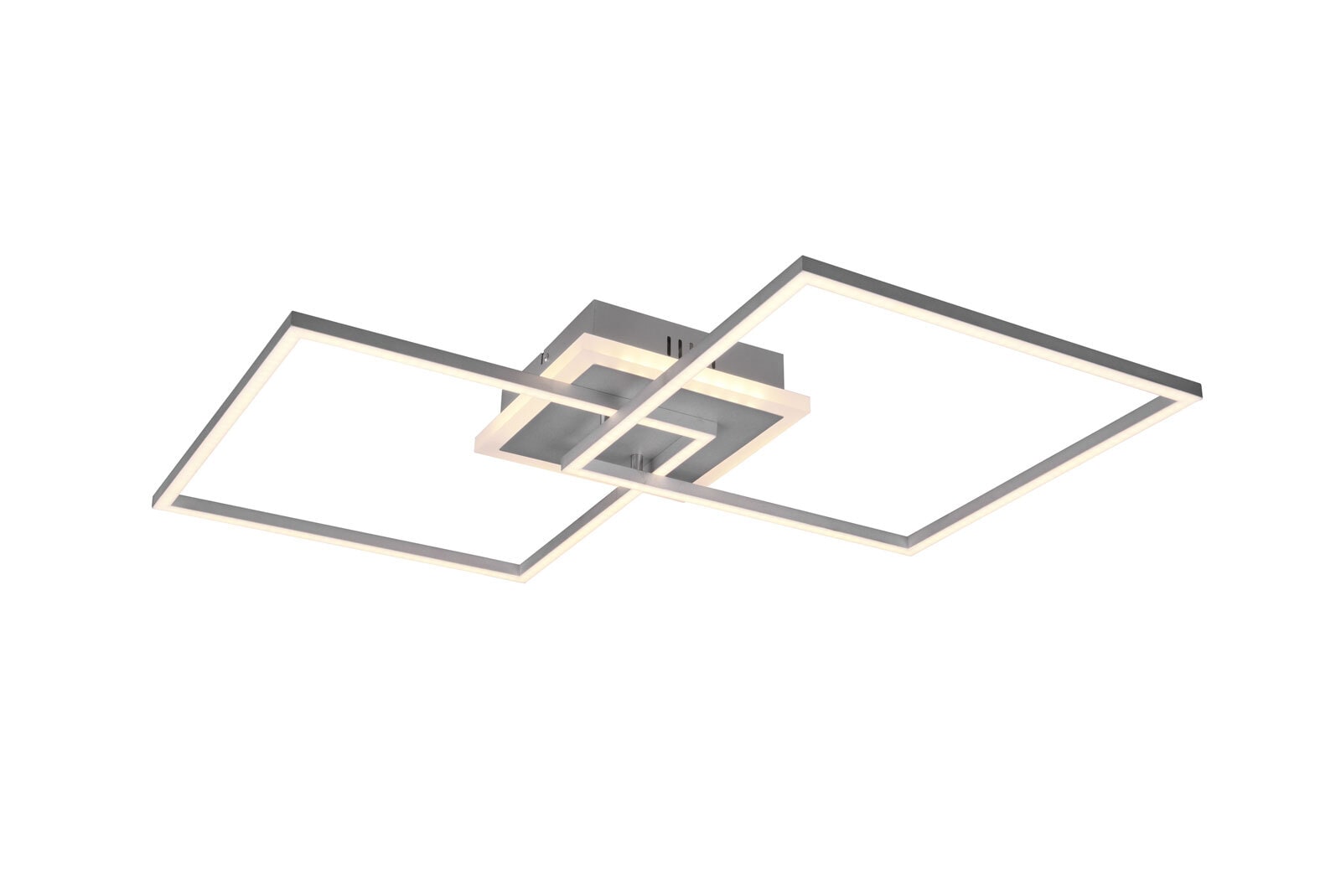 LED Deckenlampe ARRIBO 61 x 61 cm titanfarbig