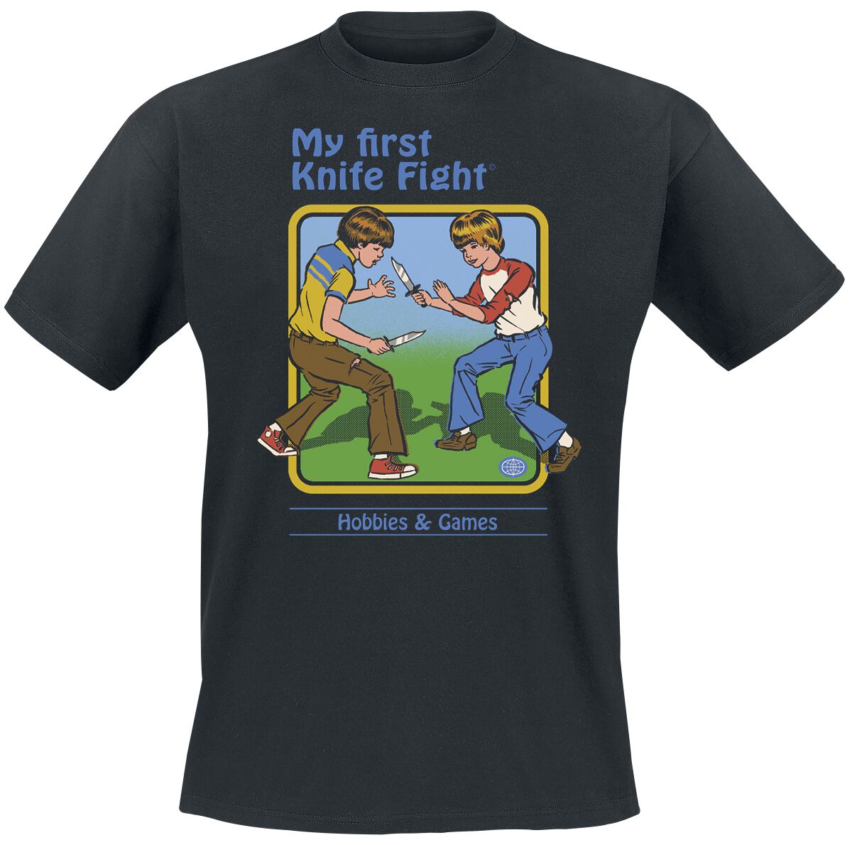 My First Knife Fight | Steven Rhodes T-Shirt Manches courtes