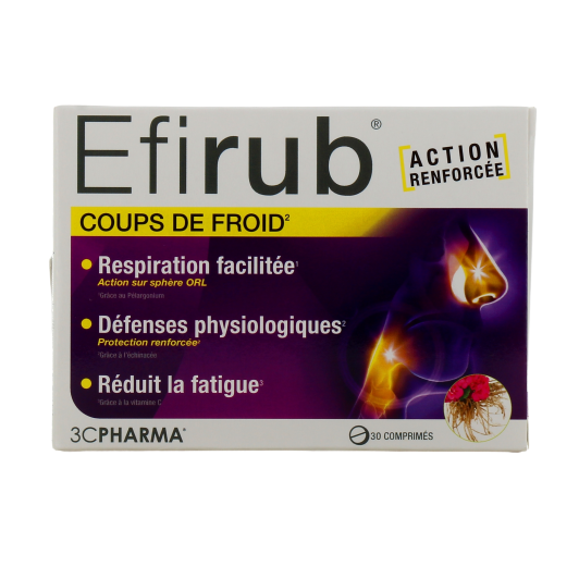 3C Pharma Efirub Coups de froid - Phytothérapie - Sphère ORL