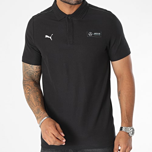 Polo Manches Courtes AMG Mercedes 621154 Noir