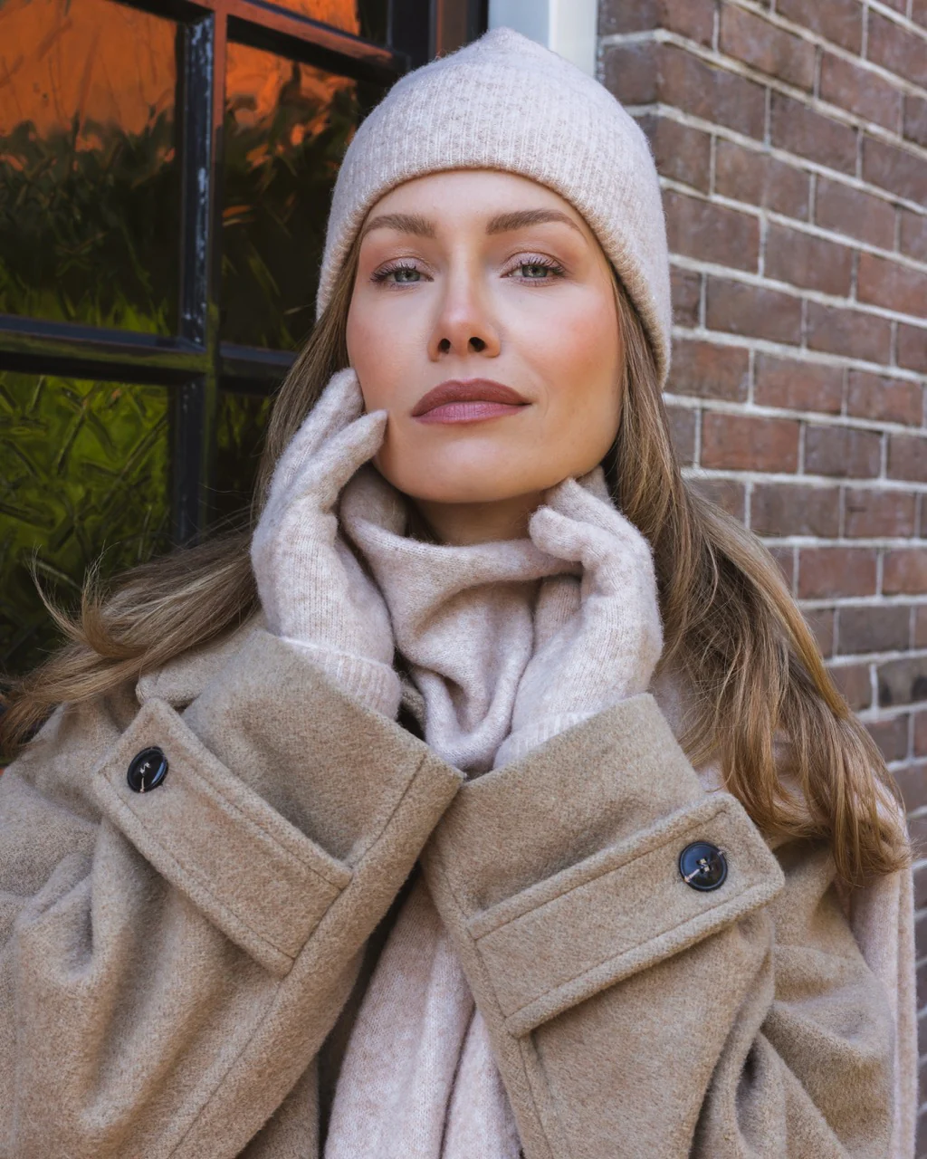 Chabo - Bilbao Knitted Scarf - Mocca Mousse