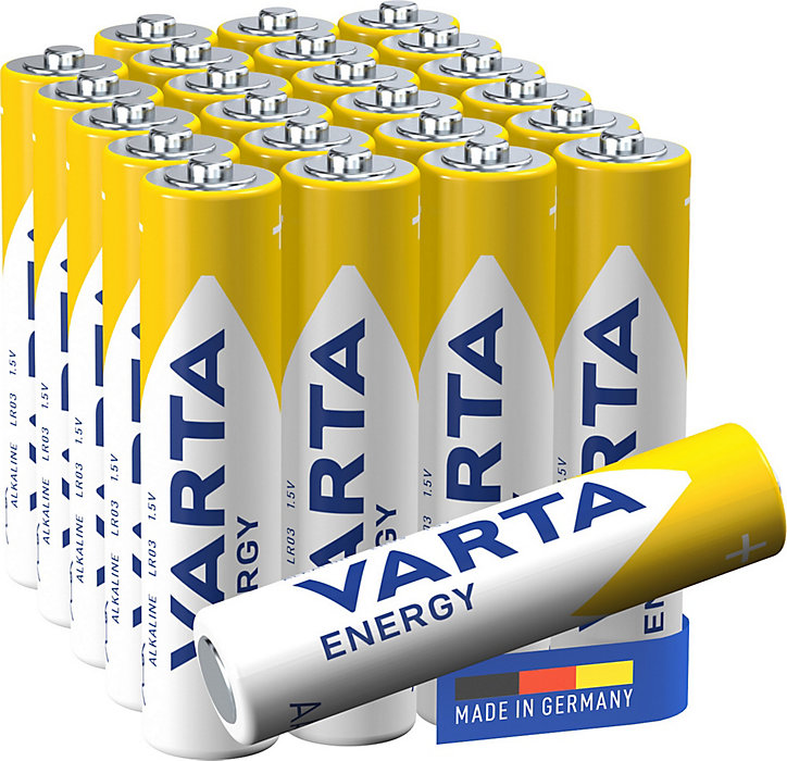 Pile alcaline AAA (LR03) Varta, lot de 24