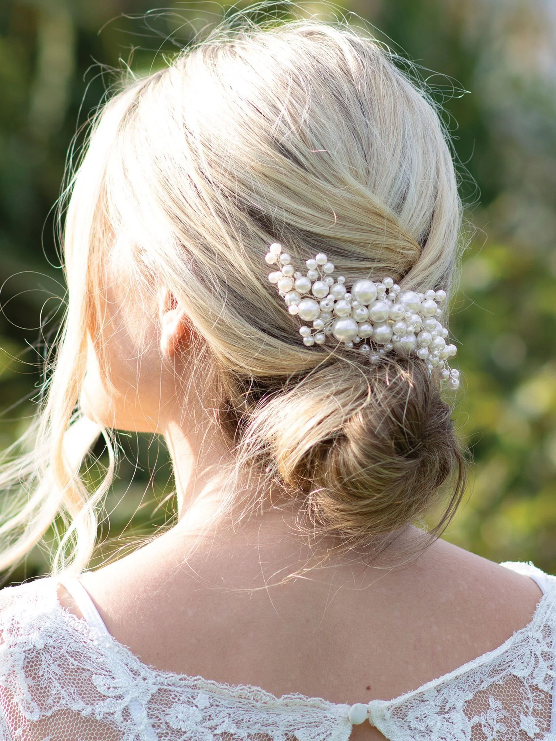 Ivory & Co statement-bloesemspeld van parels