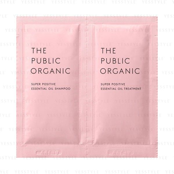 THE PUBLIC ORGANIC - Essentiële olie shampoo & behandeling proefset