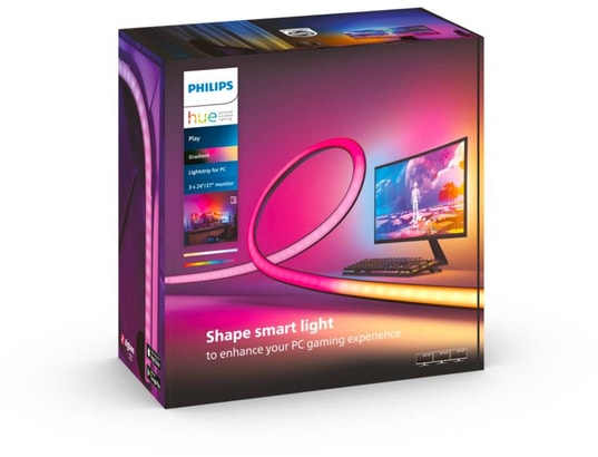 PHILIPS HUE - Lumière connectée Philips Hue Lightstrip gradient écran 3x 24 -27