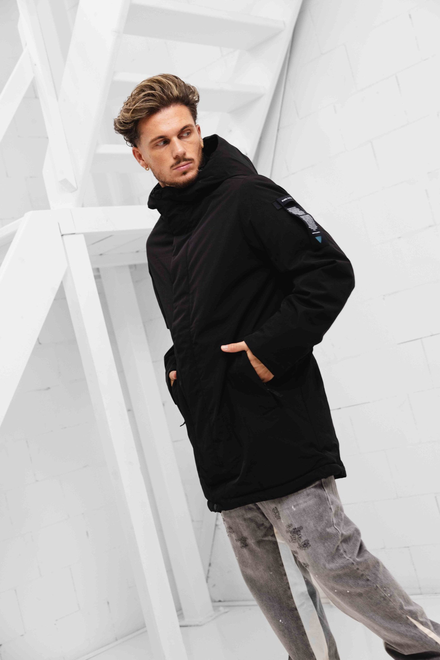 Pure Path ActiveFlex Parka Winterjas Heren Zwart