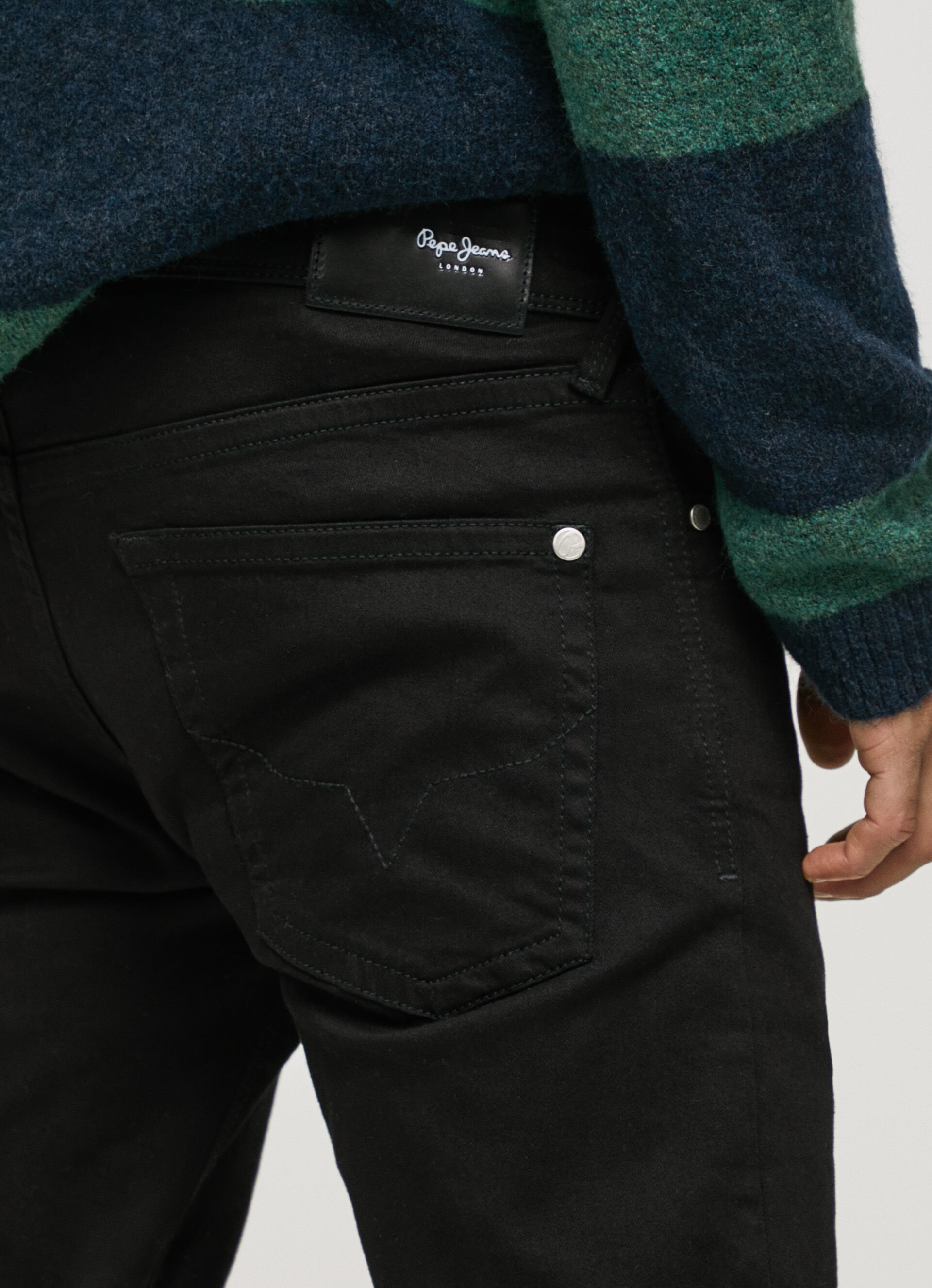 Calça jeans Hatch Fit Slim com cintura baixa - jeans