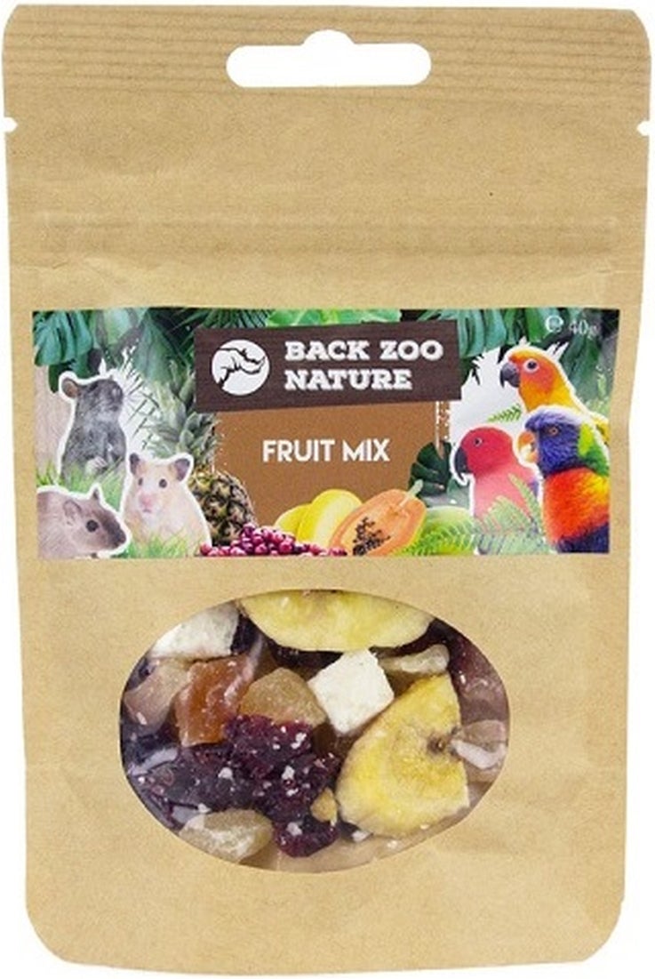 Back Zoo Nature vogelsnack fruit mix 40 gr