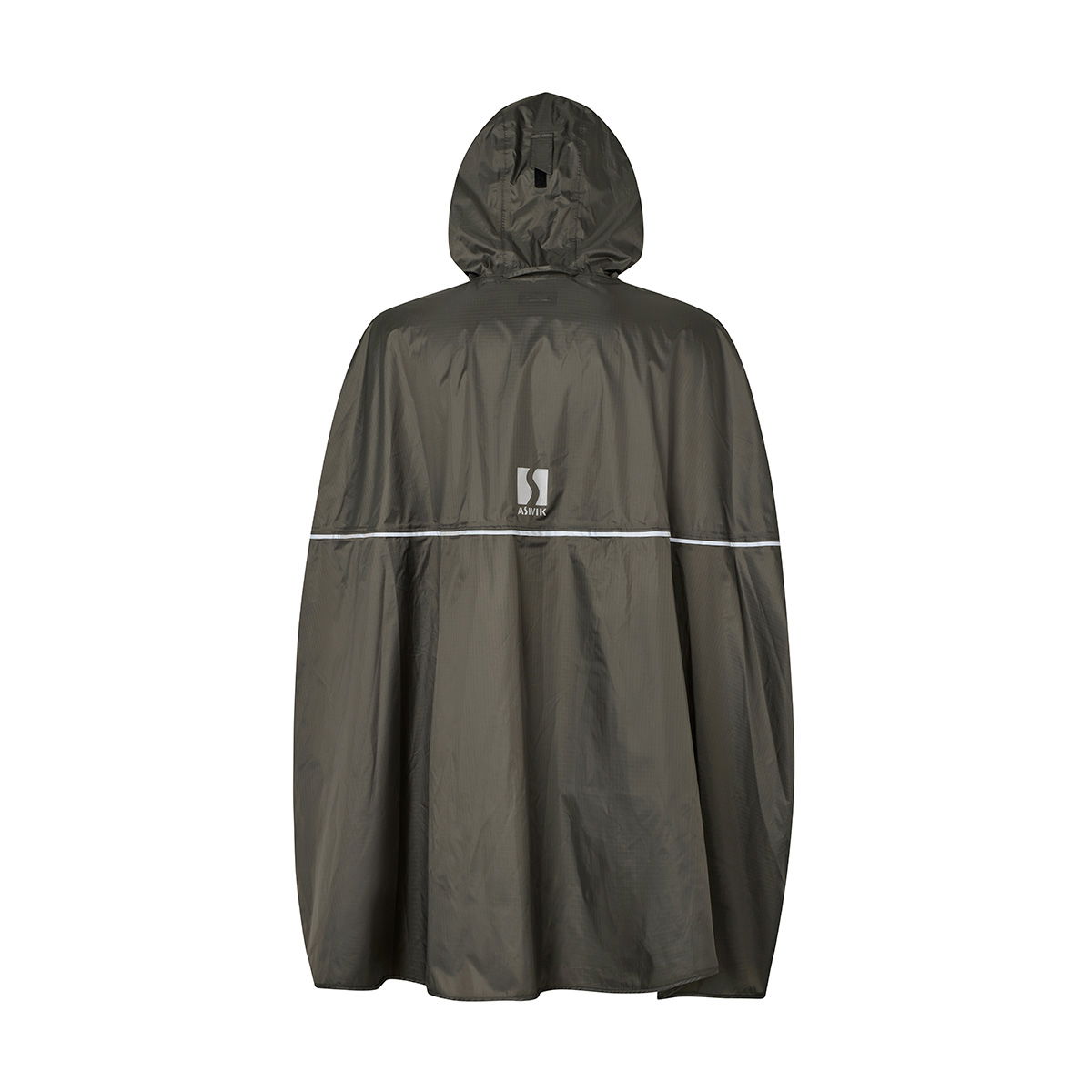 Asivik Bike Poncho / Cykelregnslag (Mud) - Spejder Sport