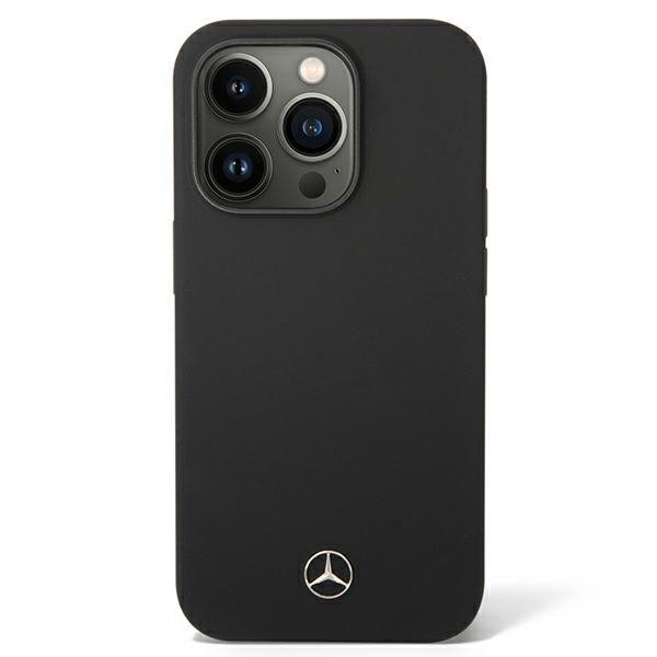 iPhone 14 Pro Max Silikon Hardcase Hülle (MEHMP14XSILBK) - Schwarz