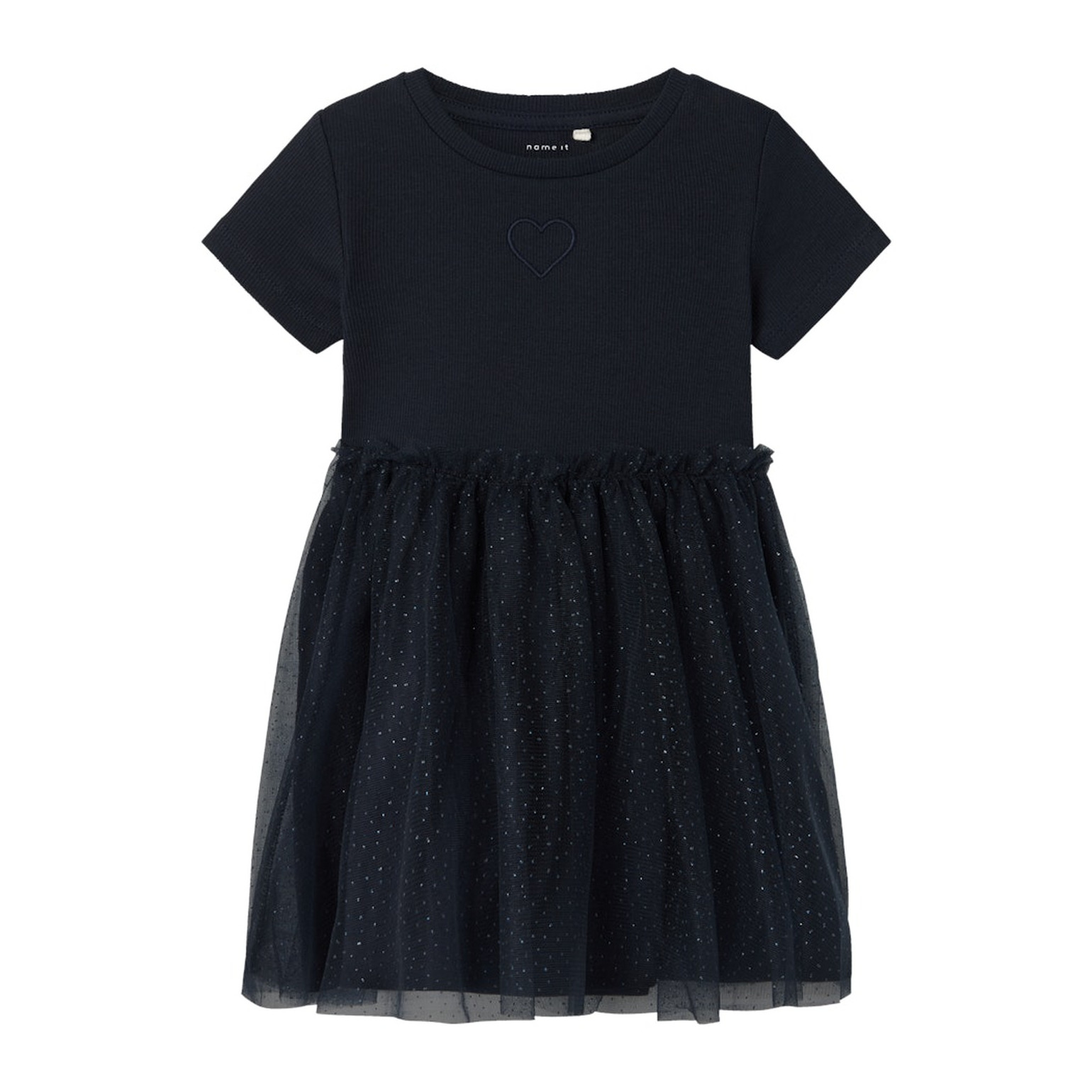 name it NMFHARANA SS TULLE DRESS PB