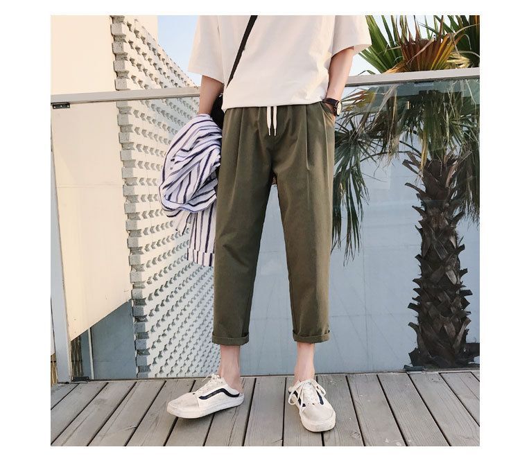 POSI - Cropped rechte broek