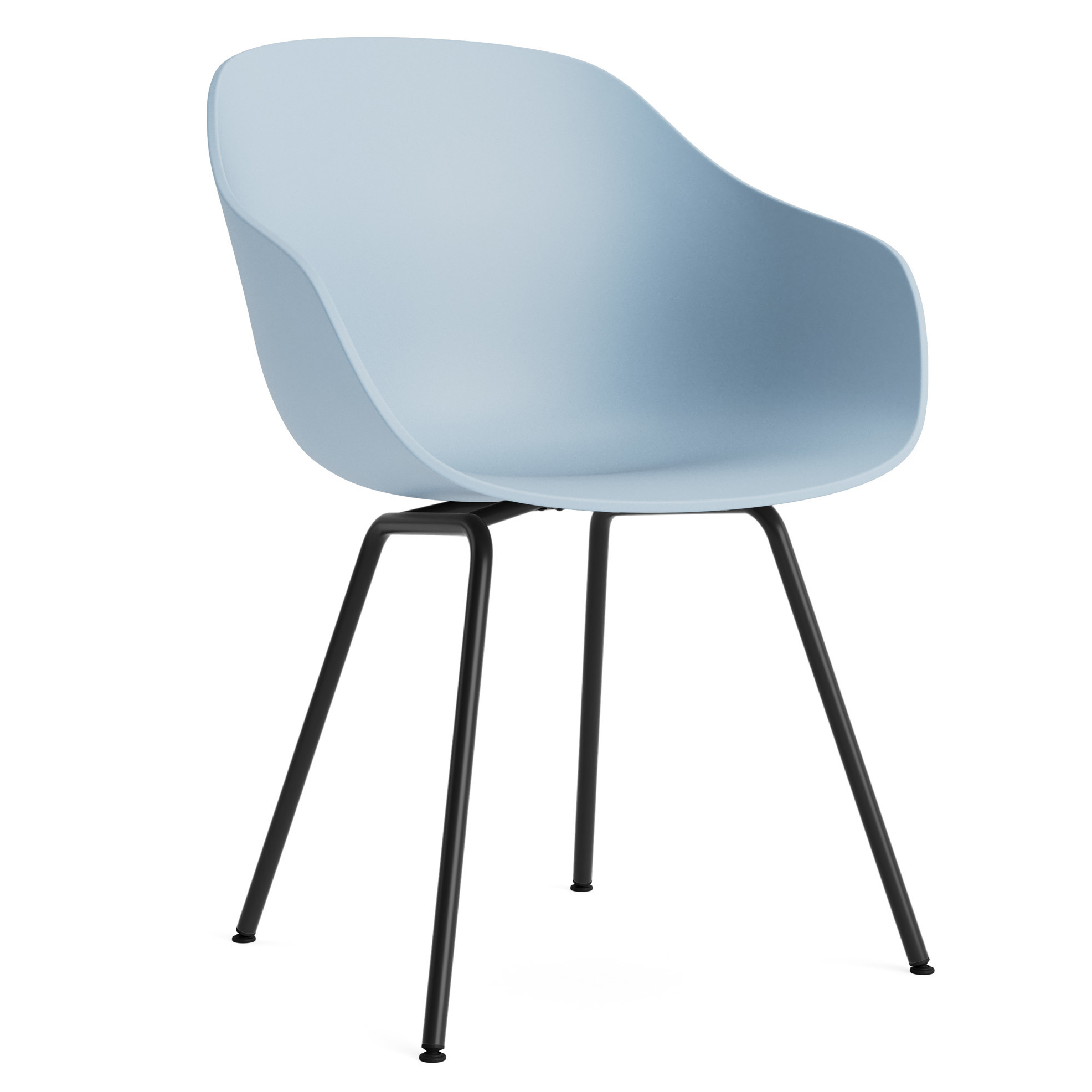 Eetkamerstoel AAC 226 zwart onderstel slate blue 2.0