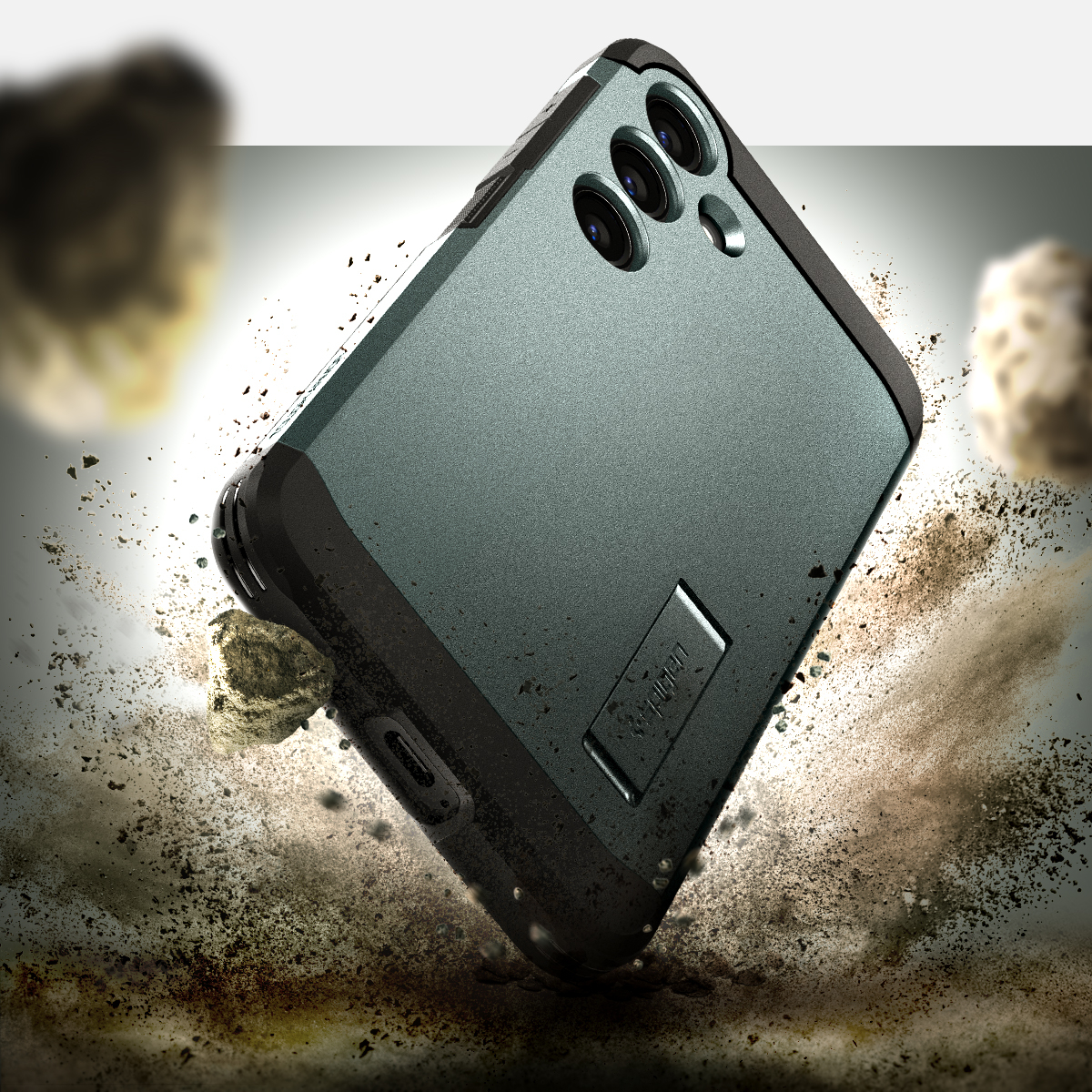 Samsung Galaxy S24 Tough Armor Case Hülle (ACS07357) - Abyss Green