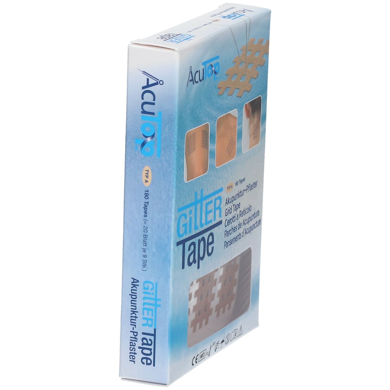GITTER Tape Akupunktur-Pflaster 2 cm x 3 cm