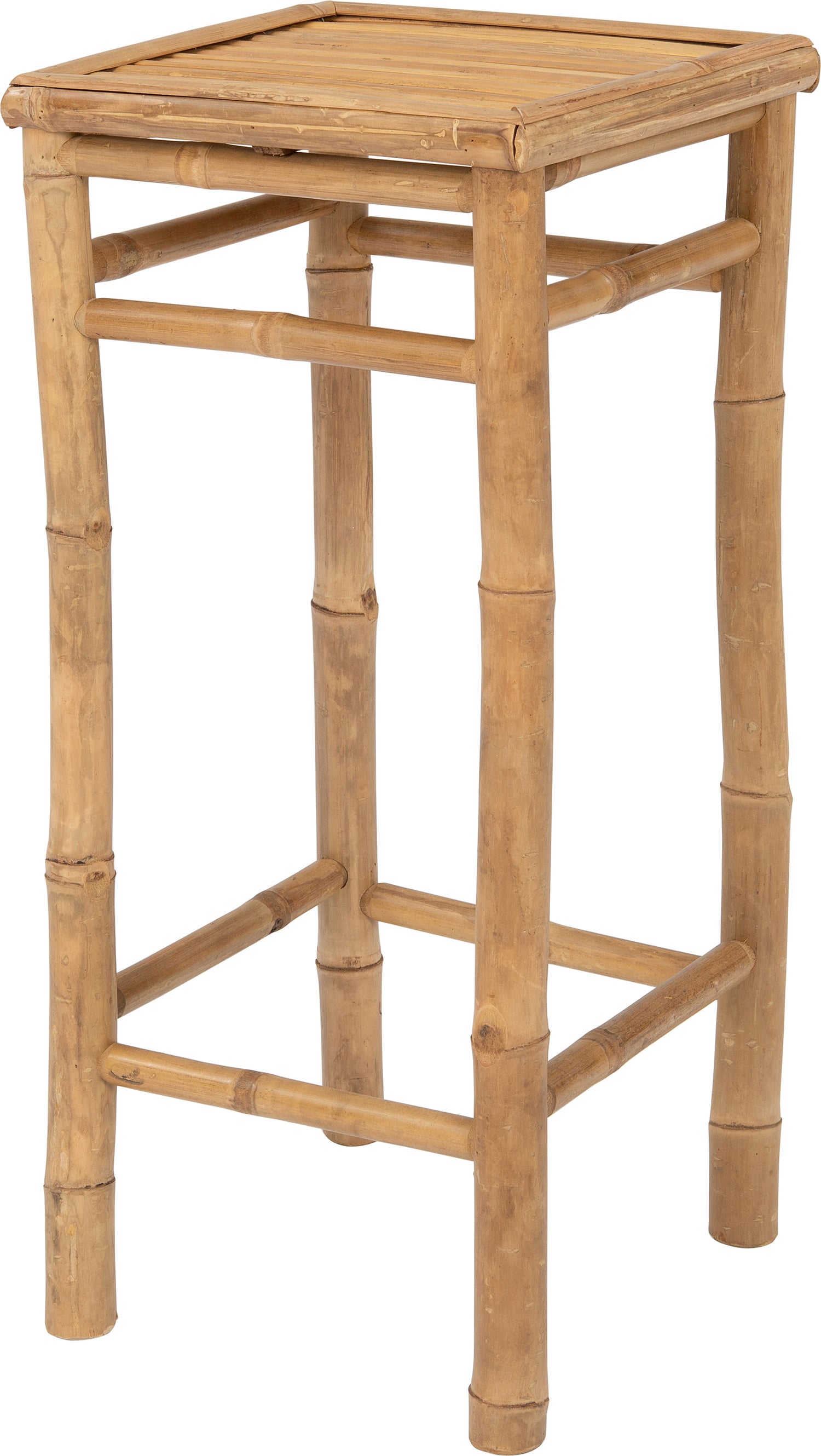 Intratuin bijzettafel Tropisch naturel 35 x 35 x 76 cm