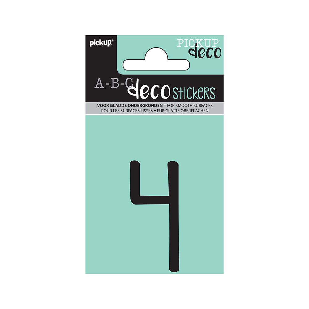 TALL PICKUP 4 ABC DECO MILA 60 MM 4 SVART