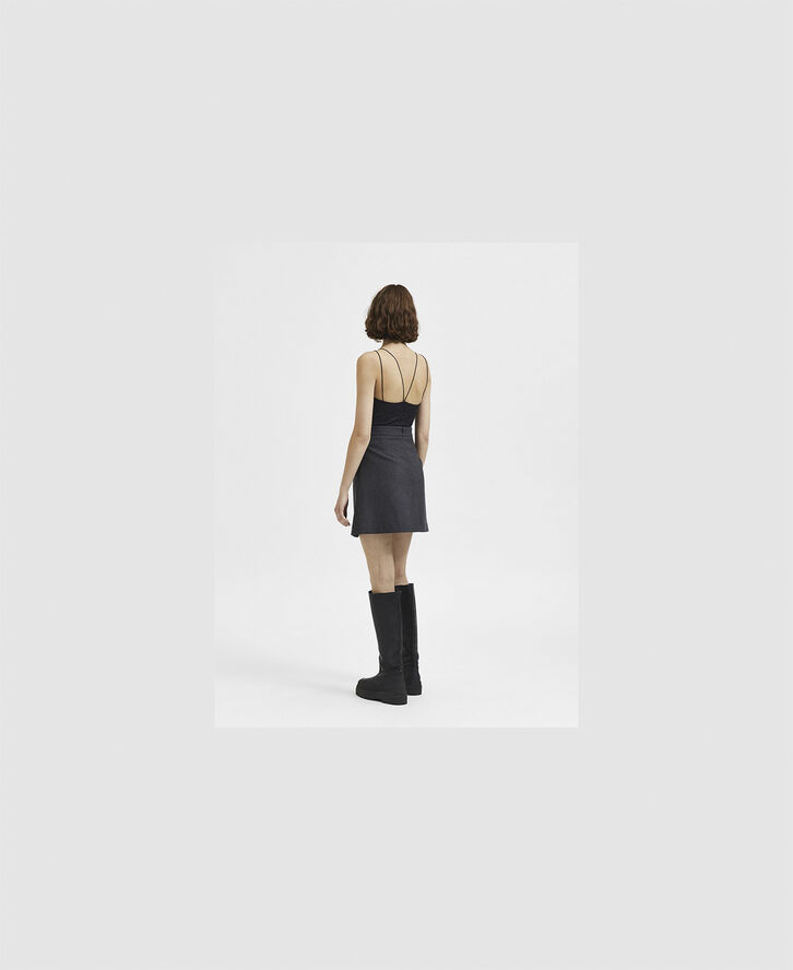 Selected Femme SLFKIMMI SL GLITTER BODY B Sort